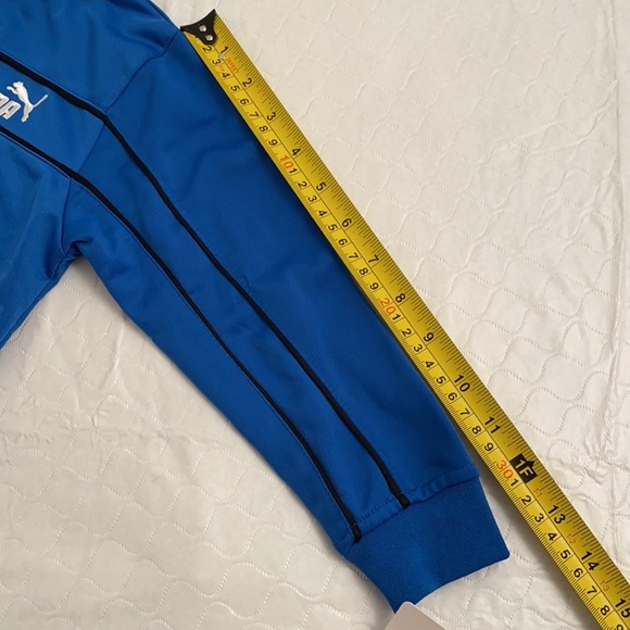 Puma blue jacket and black pants tracksuit set 2T - Picture 9 of 15